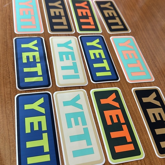 12 Yeti Sticker bundle - Picture 2 of 3